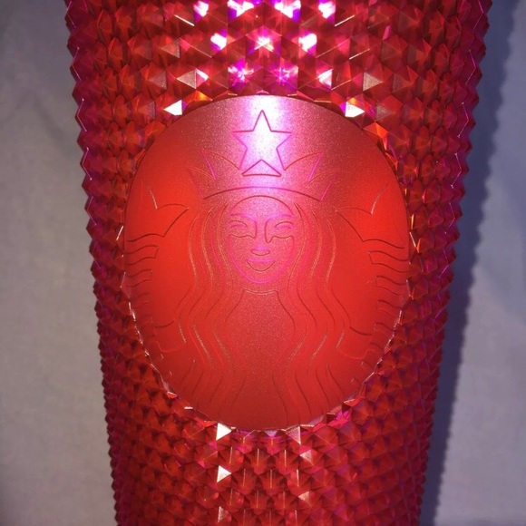 new STARBUCKS Neon Pink Bling Tumbler 24oz - Picture 3 of 3